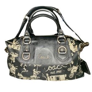 COACH Ashley Horse and Carriage Satchel